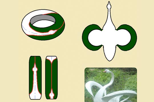 Як зробити лебедя з покришки